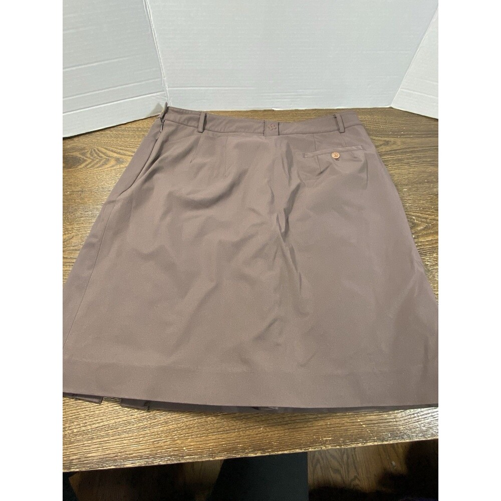 *distressed* Vtg Enzoro Valentino Brown Skirt Italy Mode Women’s Size Large